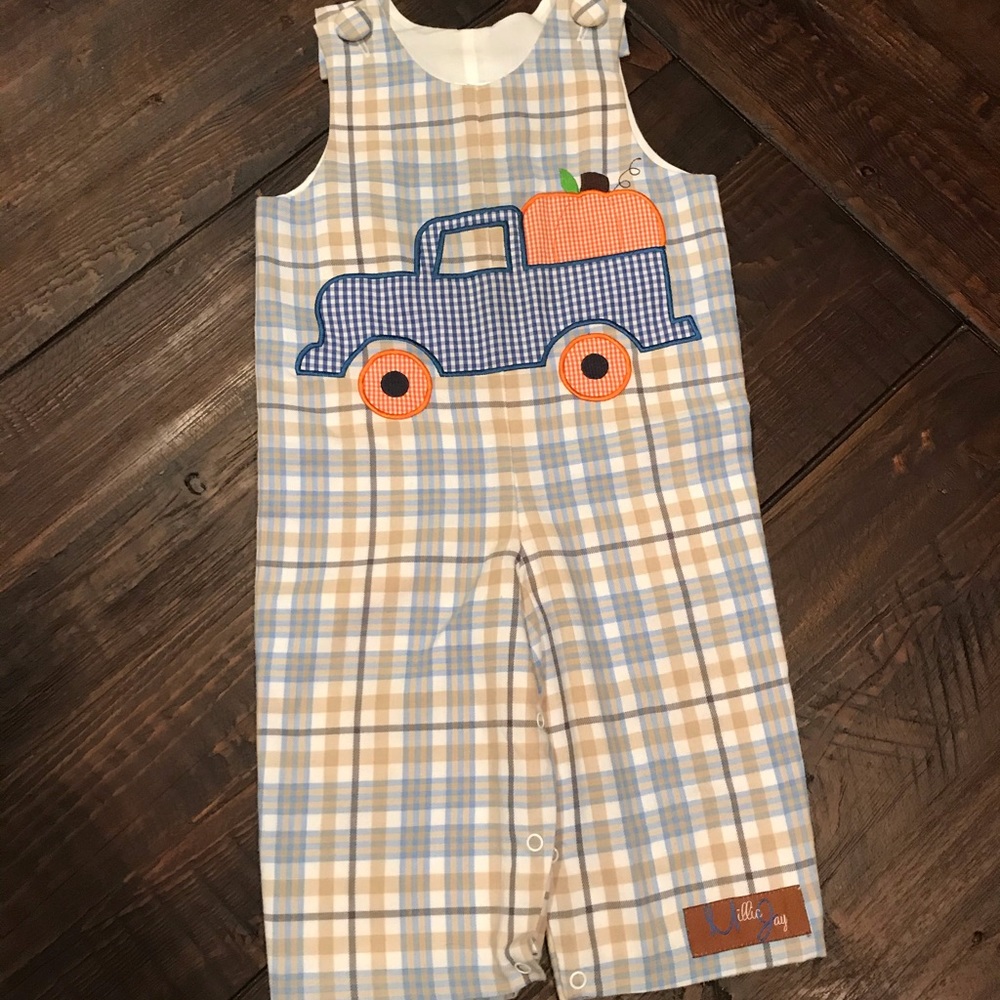 Millie Jay pumpkin truck longall